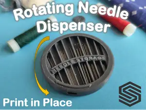 Rotating Needle Dispenser | Print-in-Place