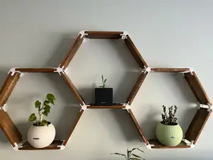 DIY Wooden Board Joint Connector Shelf Furniture