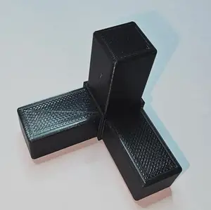 3 Clamp Square Pipe Connector 12mm