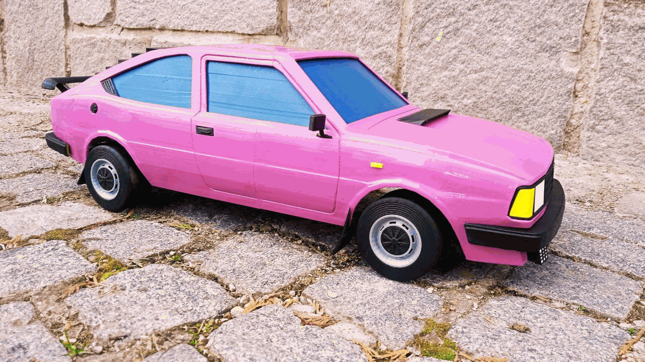 ŠKODA 130 RAPID 1:8 - RC BODY