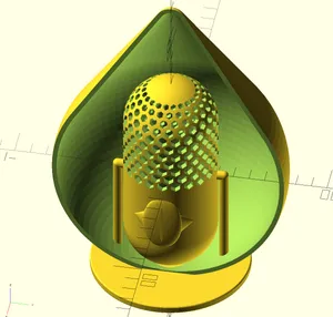Alastor the Radio Demon's microphone (from Hazbin Hotel)
