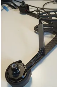 FPV motor's cable guard