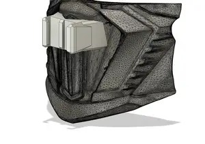 Gopro mount for helmet LS2 MX701 explorer