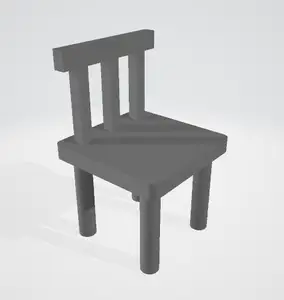 minicher chair (chair for doll house)