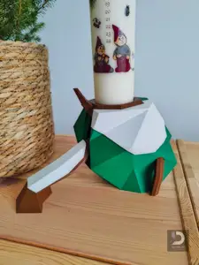 Low Poly Candlestick for all seasons