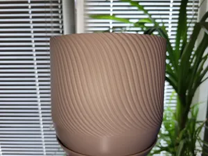 Plant pot spiral. Горшок для растений.