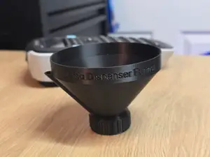 Daiso dispenser bottle cap and funnel
