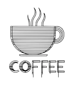sign / inscription: COFFEE