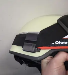 Side Mount for the bands of a Headlamp and Goggles for the Dräger HPS 4500 Helmet