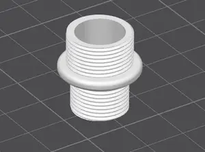 16.1mm (M) cw to 14.1mm (M) ccw thread adapter