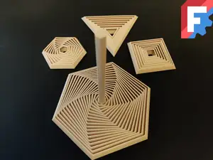 Polygon fidgets - fully customizable (triangle/square/pentagon/hexagon/heptagon/octagon/nonagon/etc)