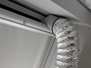 Velux Tilt Window Fume/AC/Printer Exhaust | 100mm/4 Inch Duct