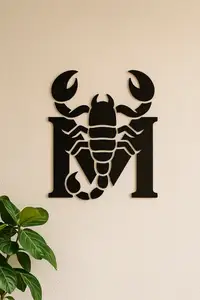 Zodiac sign (Scorpion) wall decoration