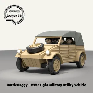 BattleBuggy - WW2 Light Military Utility Vehicle - Playmo Scale