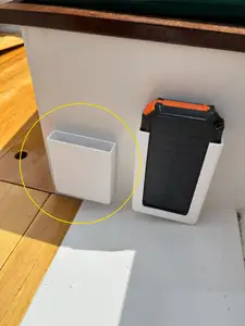 Phone holder box mount for boat