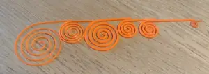 Small spiral spring. Kleine spiraal veer.