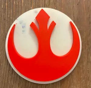 Jeep Wrangler JK Star Wars Rebel Alliance Symbol Cupholder Inserts