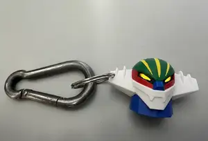 Anime Robot jeeg Head Keychain