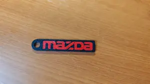 Mazda KeyChain 90's Style COLORED