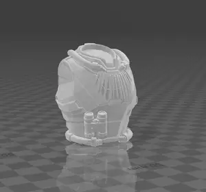 Hell Diver 3d Chest Piece Model, Explorer