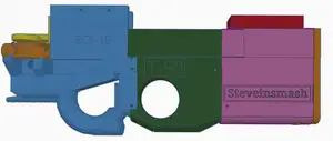 T-90, A Talon compatible short dart blaster WIP!! NOT YET FULLY TESTED!!