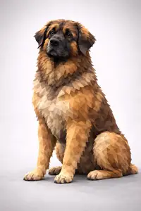 Lewoner Dog Low Poly
