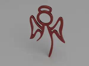 Angel Pendant – Free Jewelry STL for 3D Printing