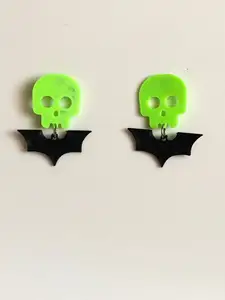 Earring Bat batman skull combinable