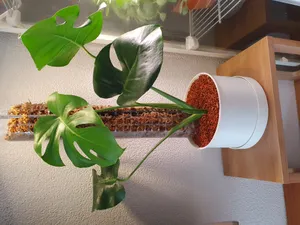 Big Flower pot with drainage holes and magnetic trivet