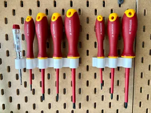 Skadis Wallmount for Parkside Slotted and Philipps screwdrivers