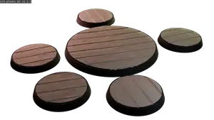 Miniature Bases Pack: Wood