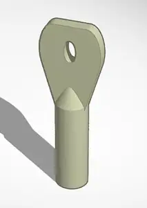 Llave puerta ascensor elevator key
