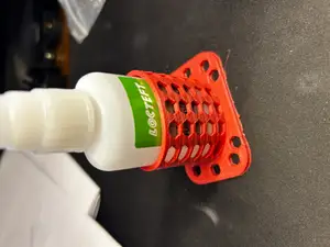 3D printed models glue support