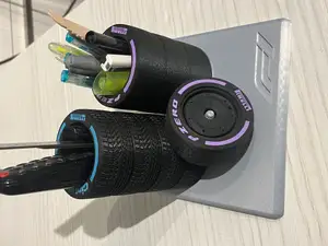 F1 tire rack pencil/pen holder