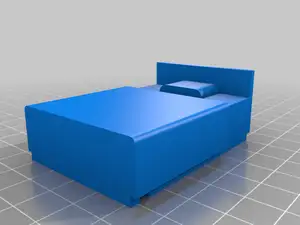 Dog Sleeping Beneath Bed Figure - LED Illuminated