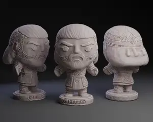Genghis Khan Funk@ P@p Bobblehead (LumaAI)