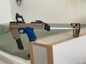 Glock 17 Carbine Airsoft for Marui or CYMA AEP
