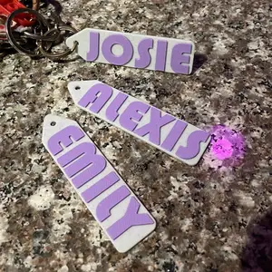 Customizable Keychain with Name