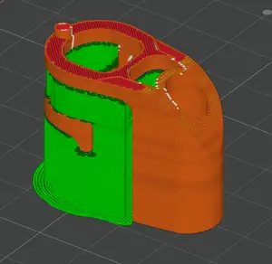 Chain link for the creality K1/K1 Max SPEEDBUMP - TALL GUY version