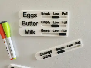 Modular Grocery List Refrigerator Magnet