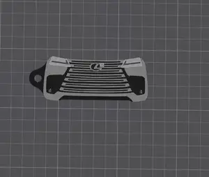 Lexus LX 600 Keychain