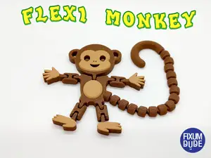 Flexi Articulated Monkey (with updated tail)