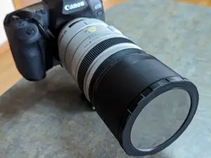 Solar Eclipse Filter for Canon EF 100-400mm L IS ZOOM lens