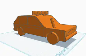Rally Car with Leaf Suspension