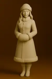 Russian “Snegurochka” Winter Holiday Decoration