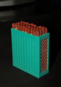 Non-rattling matchbox/match box