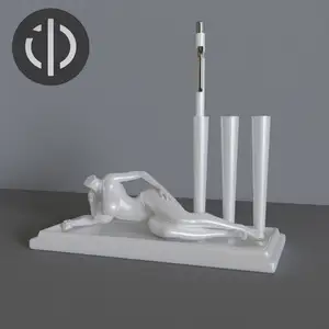 PEN HOLDER FIGURE WOMAN LAYING SFW 04