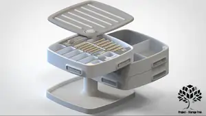 Storage Tree - Leaf for Batteries