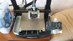 Ender 3 V3 SE - Base mount and ball joint for phone with KlipperScreen