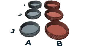 Flowers tray flower bowl flower pot easy printable without suport
